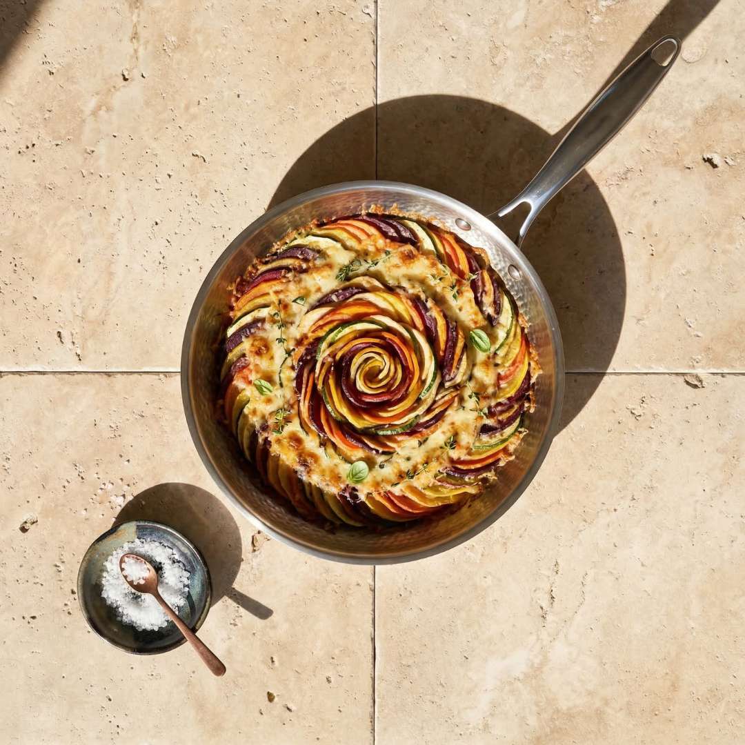 Pure Titanium Hammered Pan