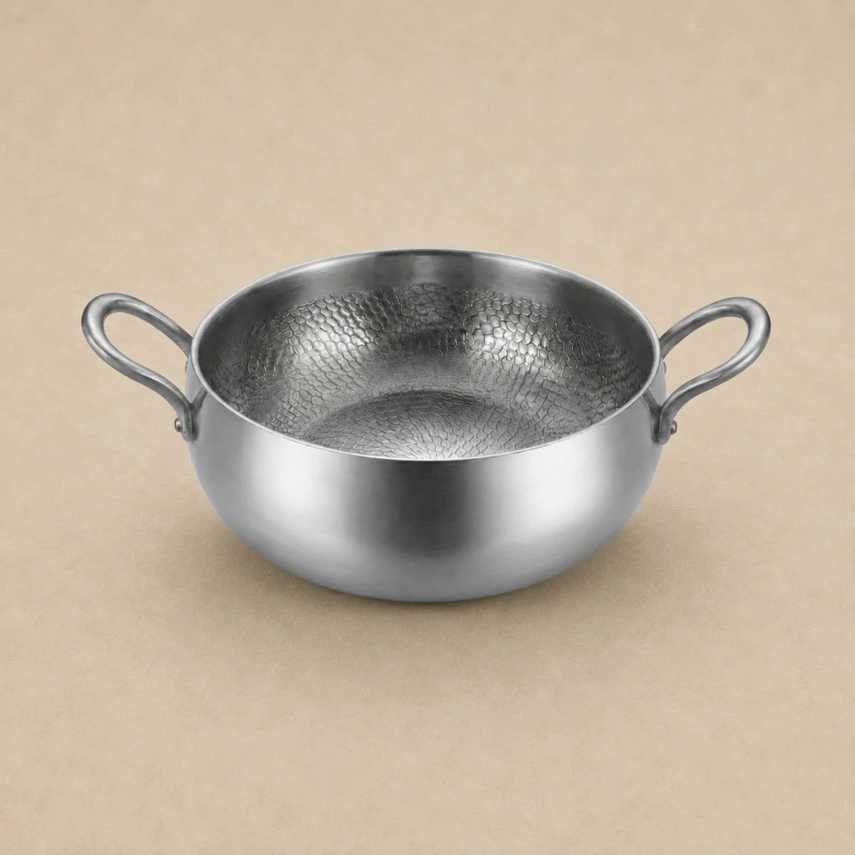 Pure Titanium Hammered Deep Pot