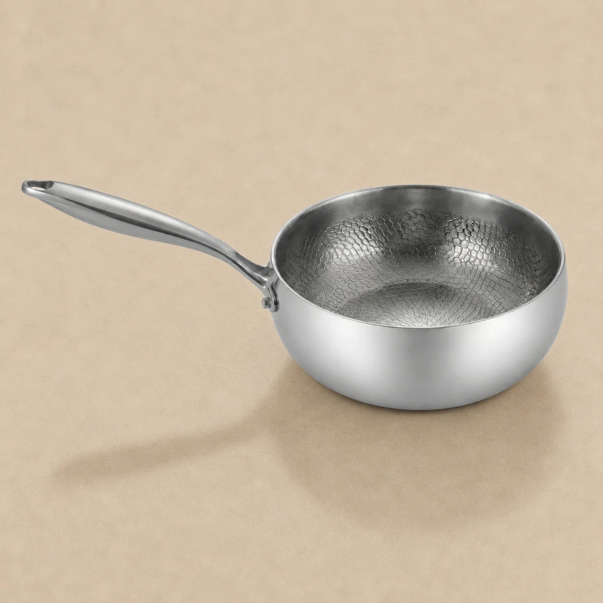 Pure Titanium Hammered Sauté Pan