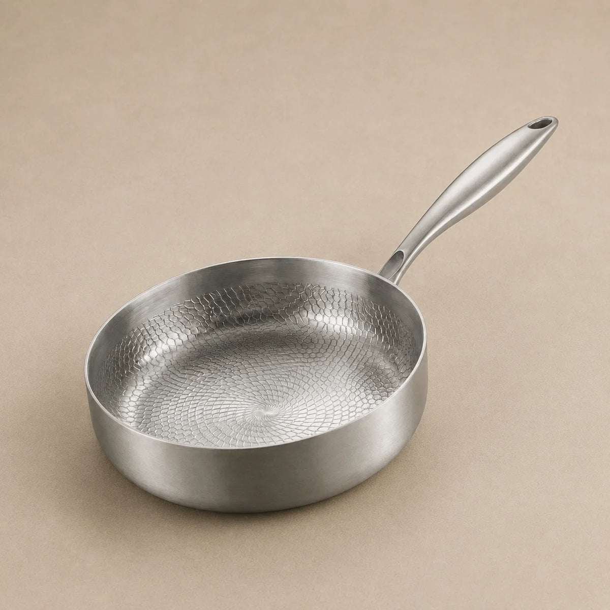 Pure Titanium Hammered High-Wall Pan
