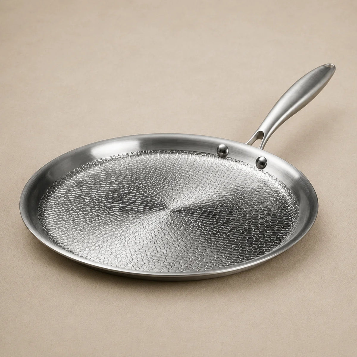 Pure Titanium Hammered Crêpe Pan
