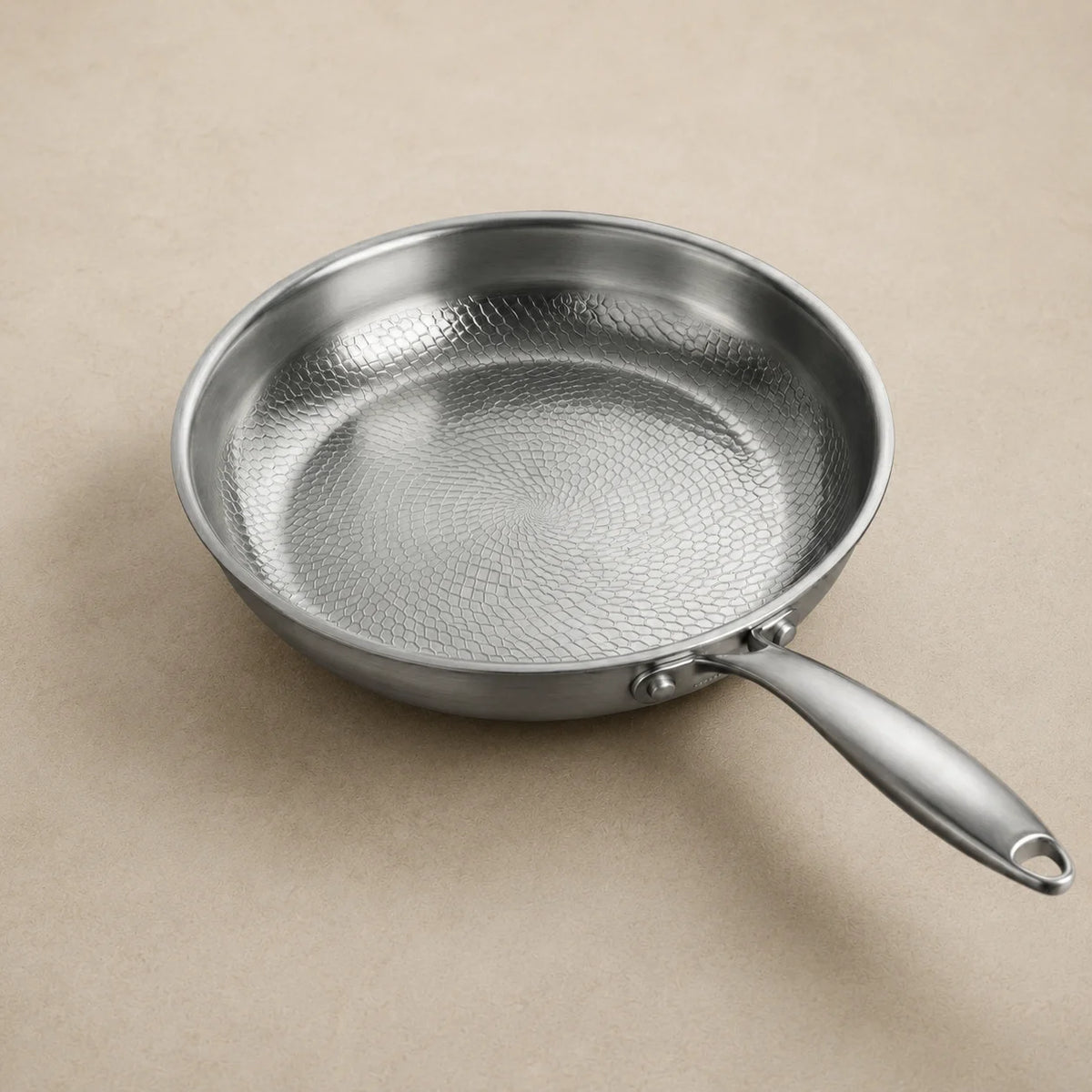 Pure Titanium Hammered Pan